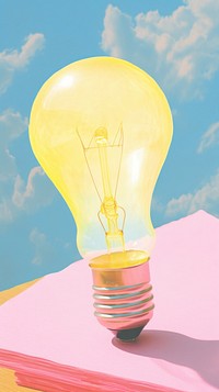 Light bulb lightbulb electricity innovation.