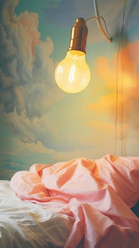 Light bulb in night room lightbulb electricity comfortable.