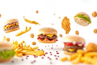 Fast foods meal medication fast food.