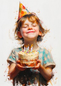 Party cake innocence birthday.