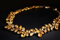 Gold gemstone necklace jewelry diamond shiny.