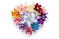 Diamond flower jewelry diamond.