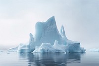 Island melting in Antarctic ice outdoors iceberg.