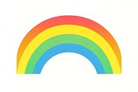 Illustration of a simple rainbow logo art refraction.