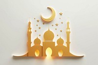 Illustration Ramadan Islamic icon architecture building spirituality.