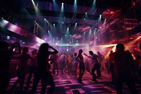 Dancing party nightlife nightclub disco.