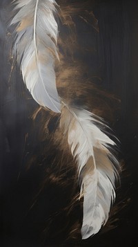 Feathers art painting lightweight.