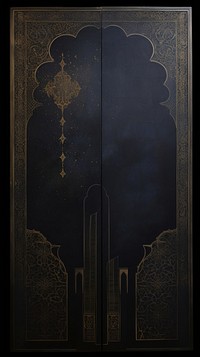 Ramadan cupboard door art.