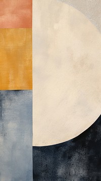 Moon abstract painting palette.