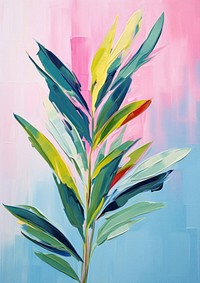 An olive leaf painting backgrounds pattern.