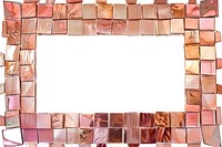 Rose gold iridescent backgrounds rectangle tile.