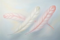 Painting of feathers backgrounds lightweight creativity.