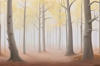 Painting of forest backgrounds outdoors woodland.