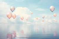 Photography balloons with butterflys backgrounds outdoors nature.