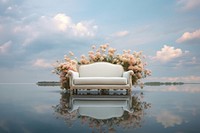 Flower furniture outdoors scenery.