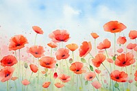 Background poppy backgrounds painting flower.