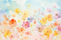 Background summer flower painting backgrounds outdoors.