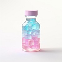 3d jelly glitter bottle biochemistry laboratory medication.
