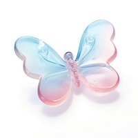 3d jelly glitter butterfly jewelry animal invertebrate.