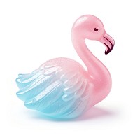 3d jelly glitter flamingo animal bird beak.