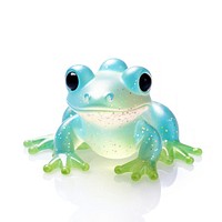 3d jelly glitter frog amphibian wildlife animal.