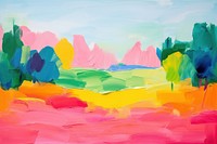 Spring theme painting backgrounds art.