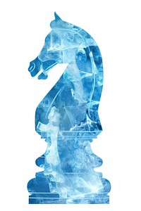 Horse Chess icon chess blue ice.