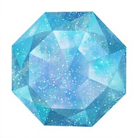 Regular pentagon shape icon astronomy gemstone jewelry.