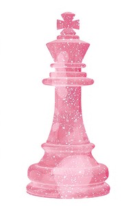 Pastel color Chess icon chess pink white background.