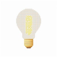 Cross stitch light bulb lightbulb white background electricity.