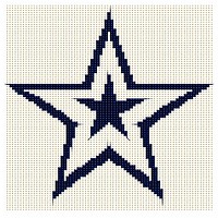 Cross stitch star backgrounds pattern pixelated.