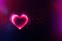 Heart on blurry dark pink background backgrounds abstract night.