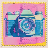 Camera Risograph style camera art electronics.