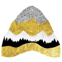Mountain shape ripped paper white background creativity outdoors.