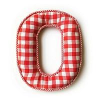 Letters O textile pattern white background.