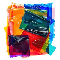 Pc made from polyethylene plastic backgrounds bag.