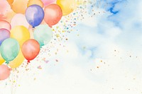 Birthday party backgrounds balloon celebration.