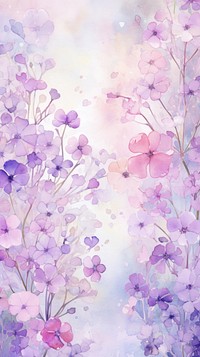 Pastel flowers wallpaper outdoors blossom pattern.