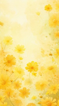 Yellow flowers wallpaper inflorescence backgrounds springtime.