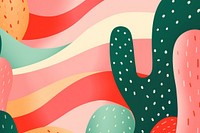 Cactus backgrounds pattern line.