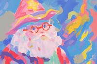 Wizard magic painting art backgrounds.