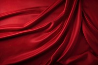 Red silk fabric curtain backgrounds monochrome abstract.
