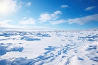 Tundra sky landscape outdoors.