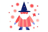 Wizard with magic representation celebration creativity.
