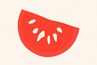Illustration of tomato slice fruit food watermelon.