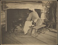 Woman by the Hearth by Rudolf Eickemeyer Jr