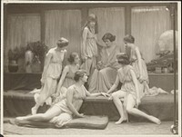 Isadora Duncan and Group by Arnold Genthe