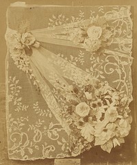 Lace and floral composition by Bisson Frères