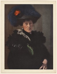 Portrait - Lady H. by Edward Steichen