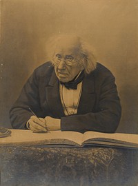 "I am going to write my first philosophical principle, it was not I who formulated it but Malebranche. I have looked hard, but I have not found a better one." by Paul Nadar